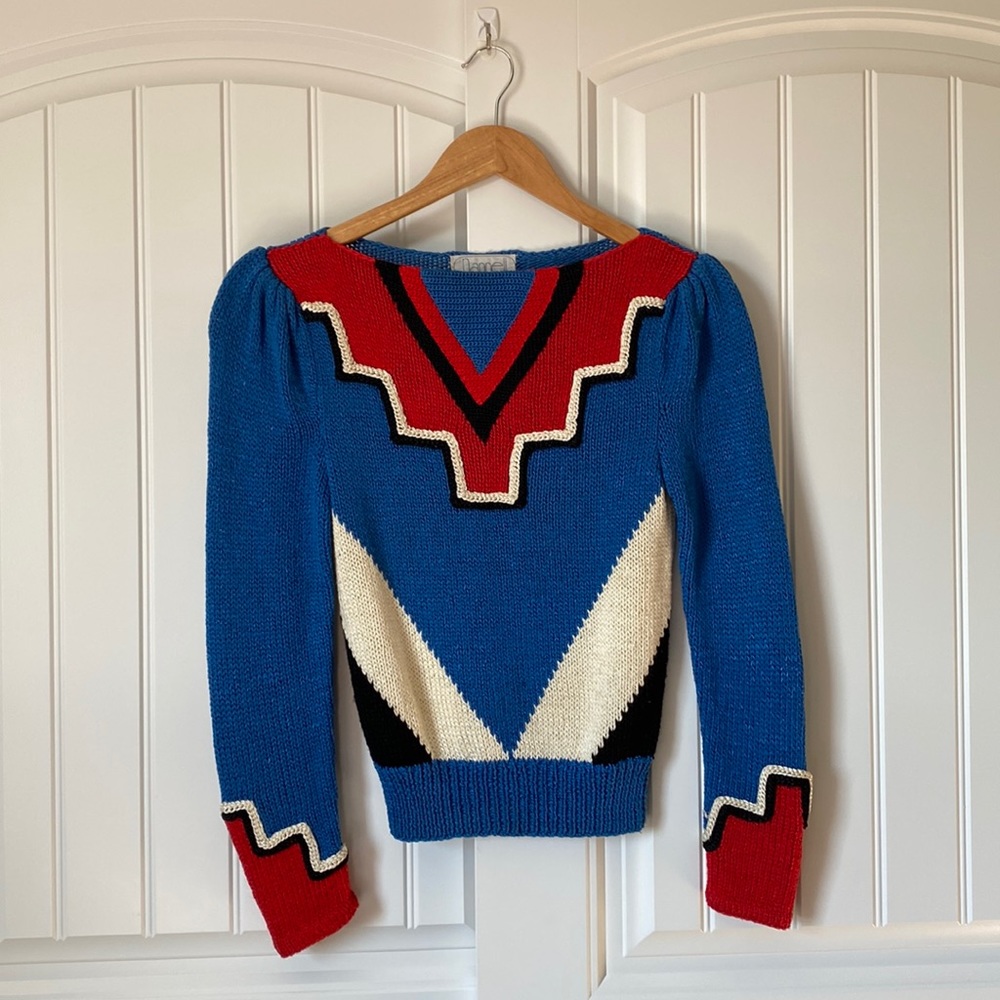 Amazing Vintage Nanell Knit Sweater sz small